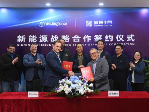 sunbet平台官网入口与西屋电气正式达成全球新能源战略合作